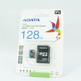 MEMORIA MICRO SDXC ADATA 128GB UHS-I CL10 A1 (AUSDX128GUICL10A1-RA1)